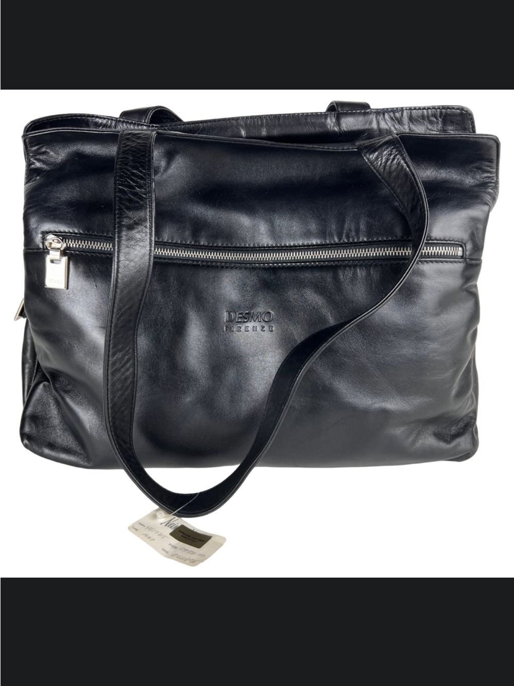 DESMO Firenze Black Shoulder Bag NWT Vintage/Deadstock
